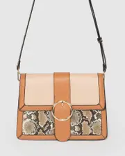 Multi Colour Arizona Buckle Crossbody Bag