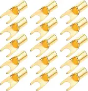 OSALADI U-Shaped Car Terminal Blocks 20pcs Speaker Connectors for Subwoofer Amplifier Home Audio Aluminum Construction for Longevity