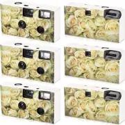 6 Packs Disposable Camera for Wedding Single Use Film Camera with Flash for W...