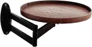 Folding Wall Desk - Rotating Booth Table - Retractable Indoor Home Decoration, Reading Desk for Living Room, Bedroom, Study