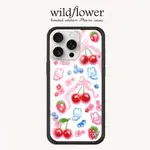 WILDFLOWER SWEET CHERRY WF 超強防摔PC手機殼適用於IPHONE 15 PROMAX 15PR