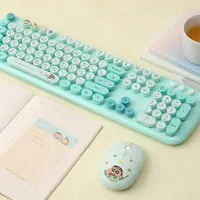 在飛比找momo購物網優惠-【Norns】蠟筆小新無線鍵盤滑鼠組(小新)