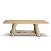 Fingal Indoor 2.2m Timber Dining Table - Dining Tables