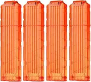 FUCAS Soft Bullet 4pcs Clips 18 Bullets Dart Gun Clips Magazine Clip for Nerf Toy Dart Gun