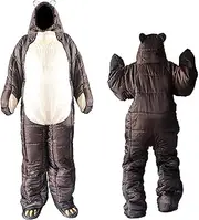 Adult Wearable Sleeping Bag Suit for Camping All Season Lightweight Waterproof Sleeping Bags with Zipper for Adults & Kids - Camping Equipment, Traveling and Outdoors