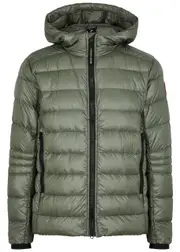 Canada Goose Crofton Quilted Shell Jacket - Green - M, Men's Designer Shell Jacket, Male - M M