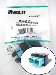 Panduit Multi-Mode MM SC Duplex Fiber Optic Adapter Module CMDAQSCBL ~STSI