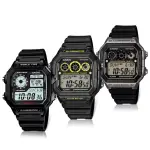 【CASIO 卡西歐】十年之旅數位錶(AE-1200WH/AE-1200WHB/AE-1300WH)