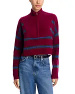 Staud Hampton Cashmere Cropped Sweater