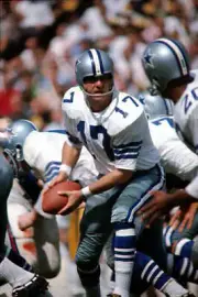 Football Dallas Cowboys Qb Don Meredith In Action 1966 OLD PHOTO 1