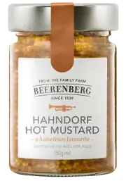 Beerenberg Hahndorf Hot Mustard 150g - German-Inspired Mustard with a Kick