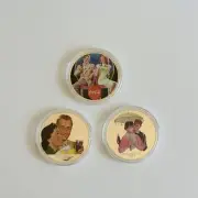 3 x Coca Cola Coins Limited Edition Collection 2023 Token Uncirculated