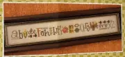 THANKFUL STRING Cross Stitch Pattern/Chart by Lizzie Kate