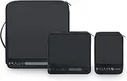 Samsonite Pack-sized, set of 3 luggage organisers, 14/22/30 cm, Black (Black), S/M/L, Suitcase organiser