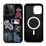 限量台灣發貨 原廠有盒子CASTIFY聯名MLB大聯盟IPHONE14PROMAX磁吸鏡面手機殼蘋果13/12潮