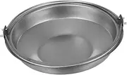 OFFSCH Stainless Steel Sukiyaki Pot Shabu Shabu Pot Outdoor Saucepan Picnic Cookware Outdoor Picnic Cookware Japanese Frying Pan Silver Stainless Steel