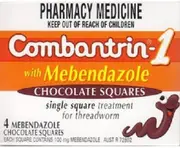Combantrin-1 Chocolate Squares 4 Pack