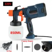 220V 650W Handheld Painting Tool Electric Spray Gun Paint Sprayer Painter 850ML