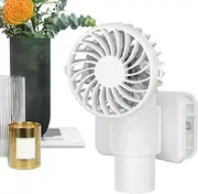 Handheld Fan with Clip - Portable Cooler Fan Handheld with Umbrella Clip,Adjustable USB Charging Electronics, Hot Weather Outdoor Solution for Traveling, Commuting, Hikingk
