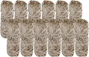4 Inch California White Sage Smudge Sticks Bulk for Home Cleansing, Good Energy Meditation & Smudging Rituals | Sustainably Sourced California White Sage Incense Sticks Bundle (12Sticks)