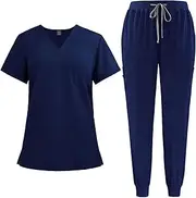 [APLVFFZH] Women Uniform Scrubs Set Work Clothing for Pet Groomer Cosmetology