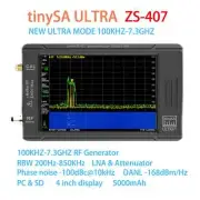 ZS-407 Hand Held Tiny Spectrum Analyzer TinySA ULTRA PLUS 100K-7.3GHz