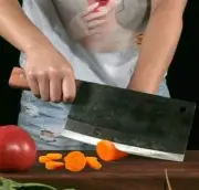 Full Tang Cleaver Knife Forged Steel Wood Handle Chef Slicing Butcher Beef Cut L