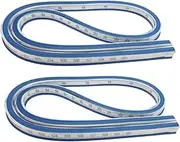 BELLIFFY Sewing Ruler Set Pcs Curve Ruler French Curve Flexible Metal Core Soft Bendable for Tailors Crafts