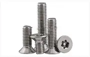 200pcs M3*8 DIN7991 Torx Flat Head Tamper Proof Security Screw A2 Stainless Steel Anti-Theft Countersunk Screws