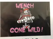 Wicked Wench's flag 3x5' grommets nylon scuba dive novelty GIFT FUN pirate 691