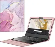 Fintie Sleeve Case for 11.6" Lenovo Chromebook 3 11 Laptop/IdeaPad 3 CB 11IGL05 - Premium Portfolio Book Cover Compatible With 11.6" HP Chromebook 11 G5/11-vXXX, Glitter Marble