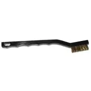 Handy Cleaning Brush, 7 in, Brass Wire, Plastic Handle Pack of 36 Magnolia Brush