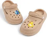 [Casazoe] Toddler Boys Girls Cute Garden Clogs Kids Slip On Water Shoes EVA Lightweight Summer Slipper Slides Baby Comfort Sandals Children Outdoor Shower Beach Pool Play Shoes