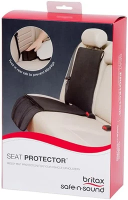 Britax Vehicle Seat Protector, Machine Washable Padded Car Seat Protector with M