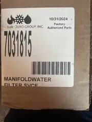 SUB ZERO MANIFOLD WATER FILTER/GENUINE PART/BRAND NEW