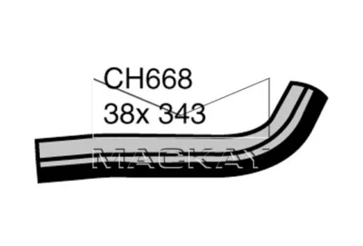 Mackay Radiator Hose - Upper for Chrysler Valiant AP6 4.5L V8 CH668 (for: Chrysler)