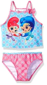 Shimmer and Shine Toddler Girls Two-Piece Tankini Swimsuit Size 2T
