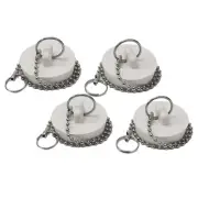 4x 38/45mm Rubber Kitchen Sink Strainer Plug Waste Drain Stopper Filter AU Stock