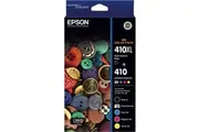 Epson 410 Ink Cartridge Vale Pack 410Xl High Yield Black + 410 Black/Magenta/Cyan/Yellow
