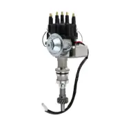 Ready to Run Distributor, Black Cap, for Ford V8 Big Block & 351 Series (for: Ford)