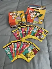 2003 Simpsons Trading Card Game Booster Box + 21 More Packs Wizards of The Coast