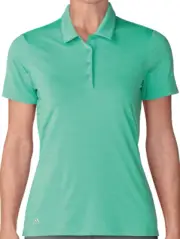Adidas Golf Shirt Green Womens XL Climalite Quick Dry Short Sleeve Collared Polo