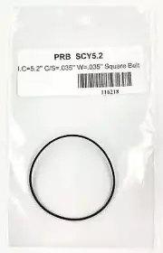 PRB SCY 5.2 Square Cut Belt for VCR, Cassette, CD Drive or DVD Drive SCY5.2