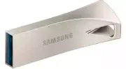 SAMSUNG BAR Plus 256GB - 400MB/s USB 3.1 Flash Drive Champagne Silver