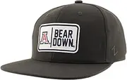 Zephyr ZHATS Standard NCAA Officially Licensed Hat Flat Snapback Z11 Defer Charcoal