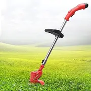 Handheld Lawn Mower Garden Weeder Machine, Cordless Grass Trimmer, Easy Grass Cut Electric Strimmer, 0-30CM Adjustable Range