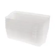 5pcs for Pigeon Feeder Rectangle Feeding Device Drinking Water Plastic Bird