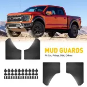 Universal Plastic Wearing Mud Flaps Guards Splash For Car Front&Rear Fender 4PCS