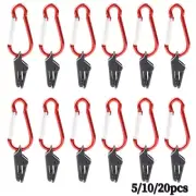 5/10/20pcs Awning Tarp Tent Clips Plastic Hooks Camping Windproof Clamp Set
