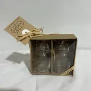Mud Pie “Fresh” Shot Glasses in Box 2 SET NEW